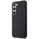 Mercedes AMG Carbon Stripe & Embossed vāciņš Samsung Galaxy S23 (S911), melns