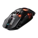 Bezvadu datorspele pele ONIKUMA DM09, 24 000 DPI, 2.4 GHz / BT / USB-C, melna