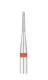 Exo Pro dimanta uzgalis manikīram, konuss, 1.2 mm, smalks (sarkans)