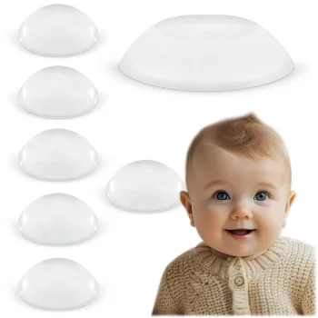Ricokids silikona stūru aizsargi mēbelēm, 10 gab., caurspīdīgi
