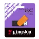 Kingston DataTraveler Exodia S USB zibatmiņa 256 GB USB 3.2 Gen 1, melna/oranža