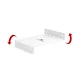 Maclean MC-107 W kabeļu organizators zem galda, 5 kg, balts