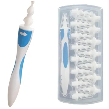 Ierīce Ausu Vaska Tīrīšanas Līdzeklis + 16 Uzgaļi | Device Ultrasonic Ear Wax Cleaner