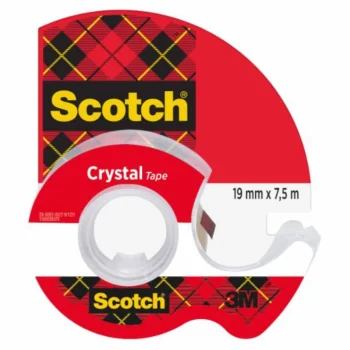 Scotch Crystal līmlente ar rokas dozatoru 19 mm x 7.5 m, caurspīdīga