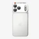 Spigen Optik Pro XL Glas.tR EZ Fit kameras aizsargstikls iPhone 18 Pro, tumši pelēks