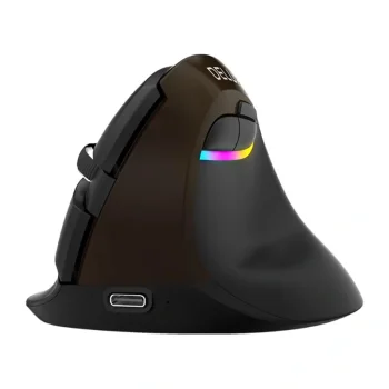 Delux M618 Mini bezvadu ergonomiskā vertikālā pele