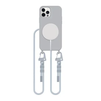 Tech-Protect iPhone 12 / 12 Pro vāciņš MagNecklace MagSafe, pelēks