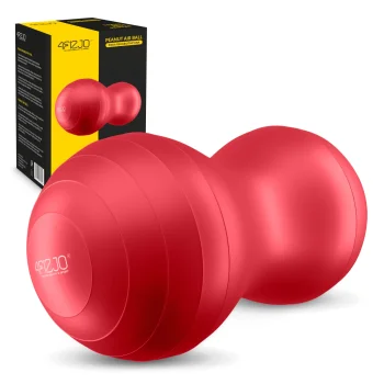4Fizjo Peanut Air Ball vingrošanas bumba, 45x90 cm, sarkana