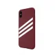 Adidas OR Molded PU Suede vāciņš Apple iPhone X / XS Burgundijas