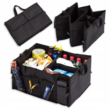 Xtrobb Saliekams auto bagāžnieka organizators, melns