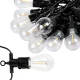 Dārza virtene 20 LED spuldzes, 20m, silti balta