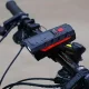 Saules baterijas velosipēda lukturu komplekts (priekšējais un aizmugurējais)