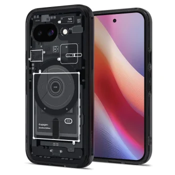 Spigen Ultra Hybrid Mag MagSafe vāciņš Google Pixel 9A Zero One - Melns | Phone Case Cover Black