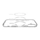 Spigen Liquid Crystal Mag vāciņš iPhone 17 ar MagSafe, caurspīdīgs/balts