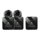 Bezvadu piespraužamais mikrofons PULUZ PU3154B 2 TX + 1 RX