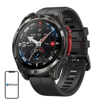 Zeblaze Stratos 4 Pro viedpulkstenis (Black)