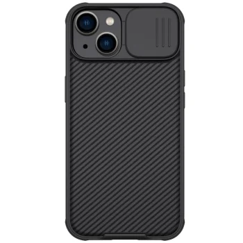 Nillkin CamShield Pro vāciņš Apple iPhone 14 Plus ar kameras aizsegu, melns