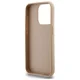 DKNY Quilted Stack Logo vāciņš iPhone 15 Pro Max, bēšs