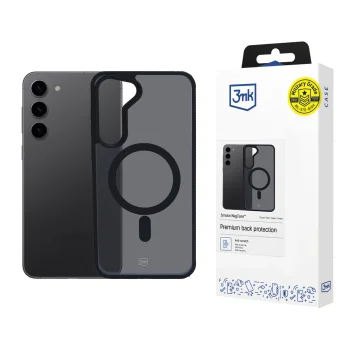 3Mk Protection Smoke MagCase vāciņš Samsung Galaxy S23 5G, Melns
