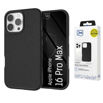 3mk Fortis MagCase vāciņš iPhone 16 Pro Max, melns