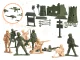 Militārās bāzes un karavīru figūriņu rotaļu komplekts, 114 gab.