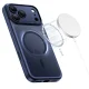 Tech-Protect Magpeak MagSafe CC vāciņš iPhone 17 Pro Max — matēts tumši zils | Phone Case Cover