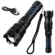 Taktiskais LED lukturis Trizand, 1500 lm, 5000 mAh, melns