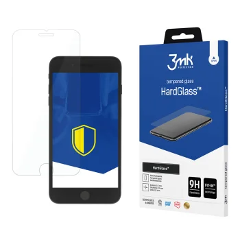 3mk HardGlass aizsargstikls iPhone 7 / 8 Plus tālrunim, 9H, 0.3 mm