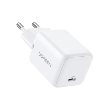 Ugreen Nexode N Series X512 20W GaN USB-C tīkla lādētājs, balts