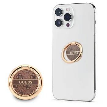 Guess 4G Ring universāls tālruņa turētājs un statīvs - Brūns
