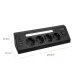 Huslog vertikāls pagarinātājs ar 4 ligzdām, USB-C un LED naktslampiņu, melns