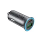 Acefast B16 95W USB-A + USB-C auto lādētājs, pelēks