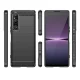 Sony Xperia 1 V Carbon Flexible Cover TPU Case, Black | Telefona Maciņš Vāciņš Apvalks Bampers