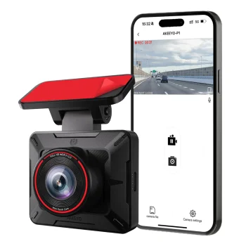 Video reģistrators AKEEYO P1 FullHD 30fps, melns