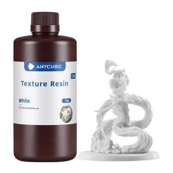 3D printera fotopolimēru sveķi ANYCUBIC Texture Resin 1 kg, balti