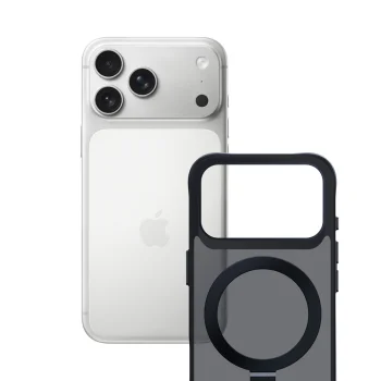3mk Smoke Case Mag&Stand vāciņš Apple iPhone 17 Pro, Melns