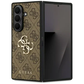 Guess vāciņš Big 4G Logo Classic Logo priekš Samsung Galaxy Z Fold7, brūns