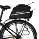 Wozinsky velosomas bagāžniekam 35l ar lietus pārsegu, melna