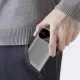 Dudao K31 ārējais akumulators 10000 mAh 22.5W ar iebūvētu USB-C kabeli, pelēks