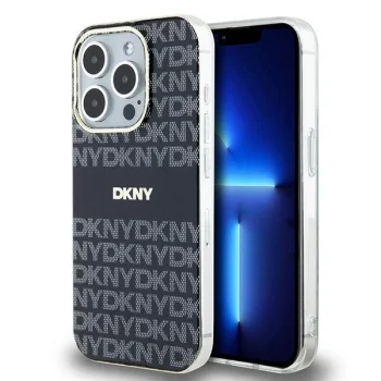 DKNY iPhone 13 Pro Max vāciņš IML Mono & Stripe MagSafe, melns