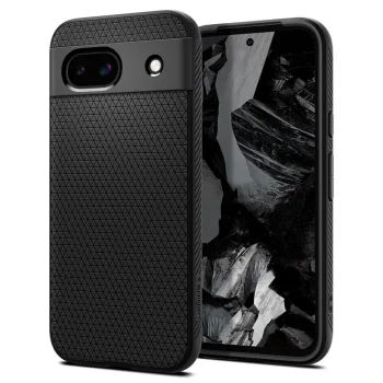 Spigen Liquid Air vāciņš Google Pixel 8A matēti melns