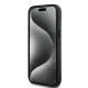 DKNY iPhone 15 / 14 / 13 vāciņš Leather Checkered Mono Pattern, melns