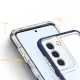 Hybrid Armor Samsung Galaxy S23 vāciņš Clear 3in1, caurspīdīgs ar zilu rāmi
