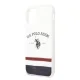 Apple iPhone 11 Pro Max 6.5\'\' US Polo Tricolor Pattern Collection Case Cover (USHCN65PCSTRB), White | Telefona...