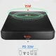 SBS Mag Power Qi2 5000 mAh bezvadu ārējais akumulators, MagSafe saderīgs, melns