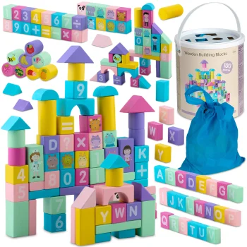 Izglītojoši koka klucīši RK-871 Ricokids | Educational Wooden Blocks