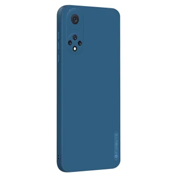 Huawei Nova 9 (NAM-AL00, NAM-LX9) / Honor 50 PINWUYO Silicone Cutouts Anti-Drop Texture Cover Case, Blue | Telefona...