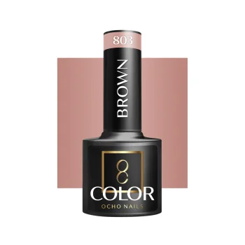 OCHO NAILS Brown 803 hibrīda nagu laka, 5 g