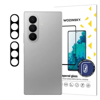 Wozinsky Samsung Galaxy Z Fold 7 kameras aizsargstikls, 2 gab., melns