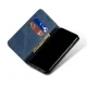 Xiaomi Mi 10 Lite Retro Style Jeans Cloth Case Cover with Card Slots, Blue | Telefona Maciņš Vāciņš Apvalks...